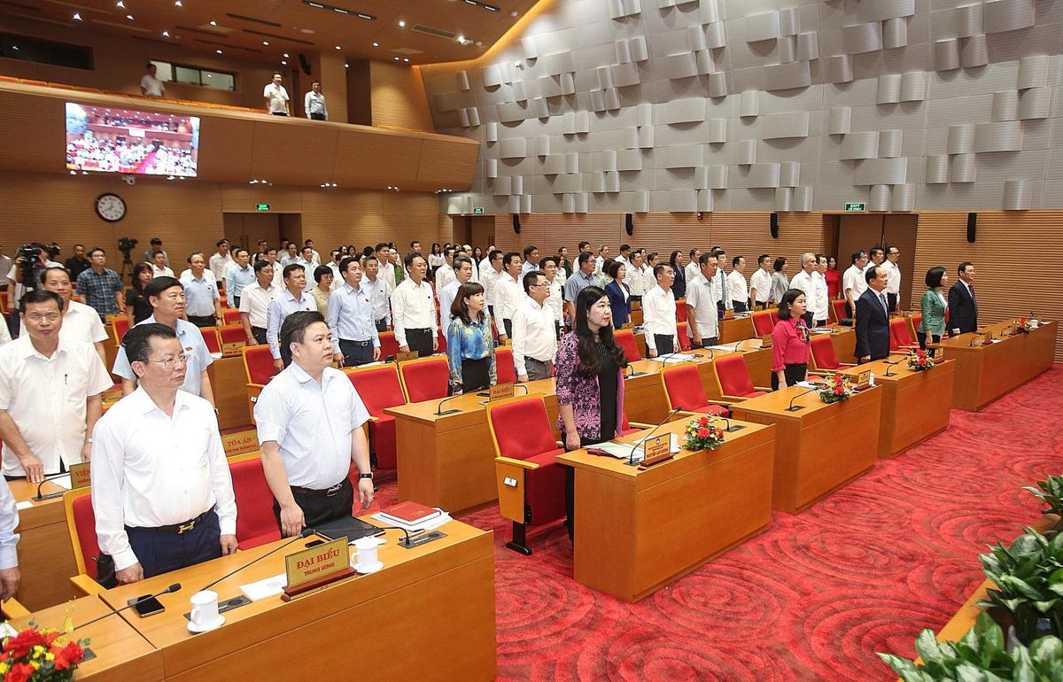Hội đồng nhân thành phố Hà Nội khoá XVI, nhiệm kỳ 2021-2026 khai mạc kỳ họp thứ 16