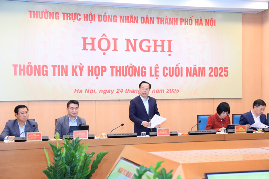 Thường trực HĐND Thành phố Hà Nội thông tin về kỳ họp thứ 28