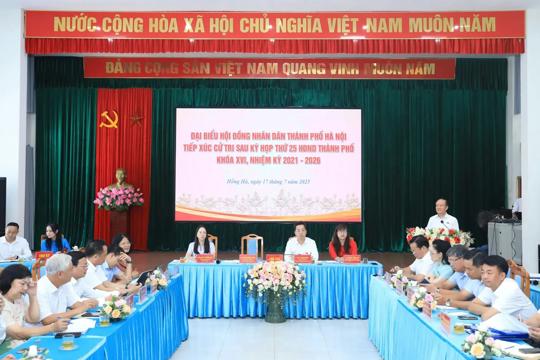 HĐND thành phố Hà Nội yêu cầu tập trung xử lý dứt điểm các kiến nghị cử tri 
