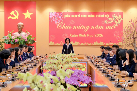  Cơ quan Đoàn ĐBQH và HĐND Thành phố Hà Nội gặp mặt, chúc mừng Xuân Bính Ngọ 2026