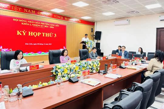 Phường Kim Liên ban hành Quy chế làm việc, cụ thể hóa tổ chức và hoạt động của HĐND phường