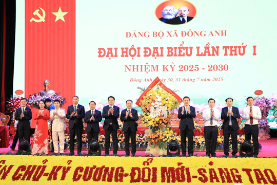 Đại hội Đảng bộ xã Đông Anh lần thứ I thành công tốt đẹp