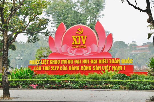 Hà Nội hân hoan chào mừng Đại hội XIV của Đảng