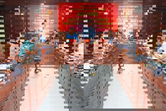 Đại biểu Quốc hội thành phố Hà Nội đơn vị bầu cử số 9 tiếp xúc cử tri 16 xã