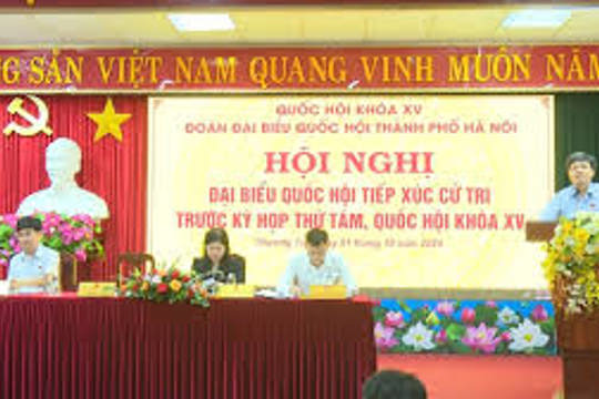 Lịch tiếp xúc cử tri của đại biểu Quốc hội thành phố Hà Nội sau kỳ họp thứ Mười, Quốc hội khóa XV