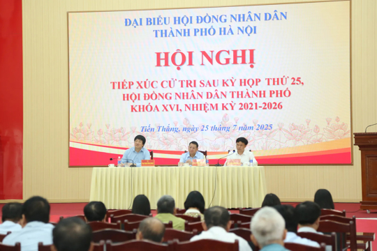 Đại biểu HĐND Thành phố tiếp xúc cử tri các xã: Tiến Thắng, Yên Lãng, Quang Minh, Mê Linh