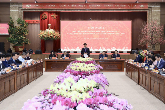 Đồng chí Nguyễn Duy Ngọc chủ trì họp Ban Chỉ đạo bầu cử thành phố Hà Nội 