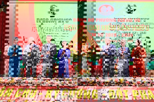 Đại hội Đảng bộ phường Giảng Võ lần thứ I: Quyết tâm xây dựng đô thị xanh, thông minh, giàu bản sắc