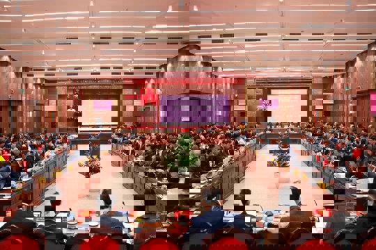 Kết luận buổi làm việc của đồng chí Tổng Bí thư Tô Lâm với Ban Thường vụ Thành ủy Hà Nội