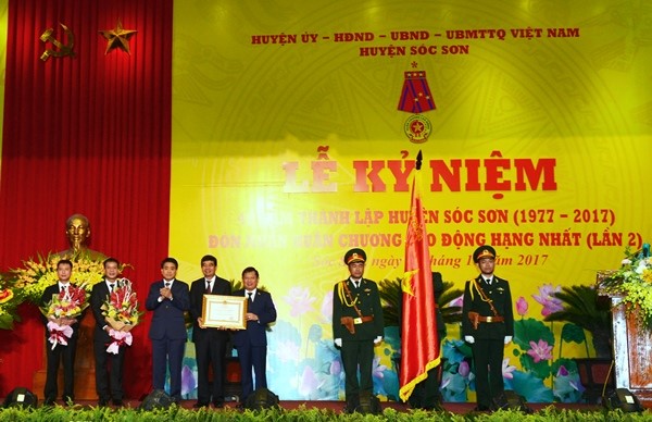 Đoàn kết, thống nhất, năng động, sáng tạo xây dựng Sóc Sơn ngày càng giàu đẹp 