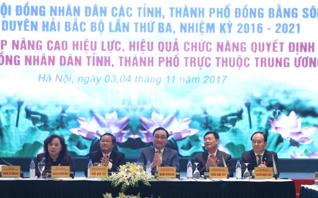 Hội nghị Thường trực HĐND các tỉnh, thành phố Đồng bằng sông Hồng và duyên hải Bắc Bộ lần thứ ba tổ chức tại Hà Nội