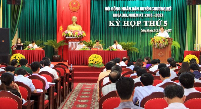 HĐND huyện Chương Mỹ triển khai công tác chuẩn bị kỳ họp cuối năm 2017