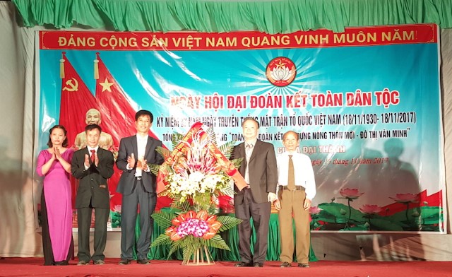 Nhiều huyện ngoại thành tổ chức Ngày hội Đại đoàn kết toàn dân tộc 