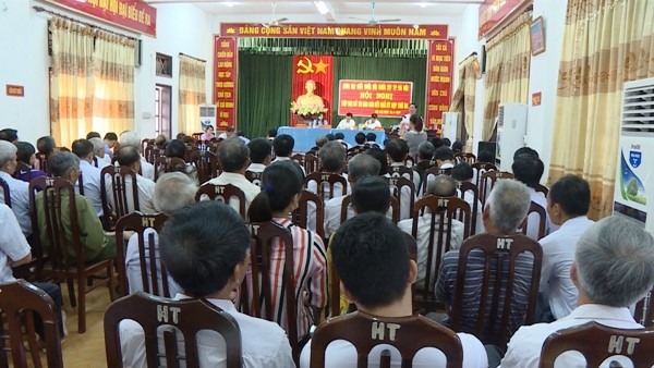 Đại biểu Quốc hội thành phố Hà Nội tiếp xúc cử tri huyện Ứng Hòa