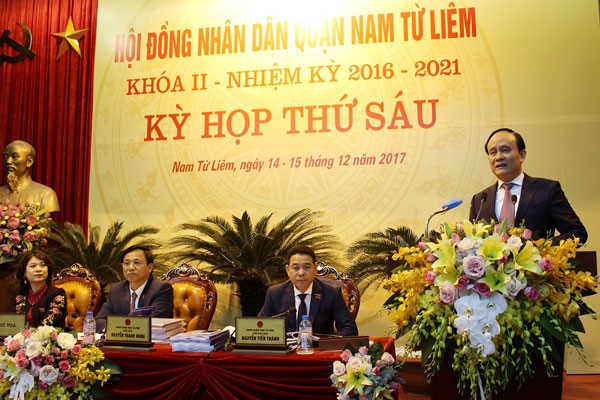 HĐND quận Nam Từ Liêm: Đơn vị dẫn đầu thực hiện công tác thu ngân sách