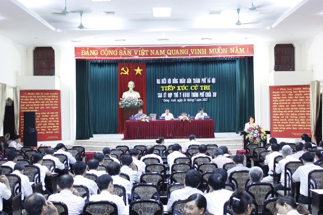 HĐND Thành phố Hà Nội tiếp xúc cử tri trước kỳ họp thứ 6 từ ngày 11 đến ngày 19/6/2018