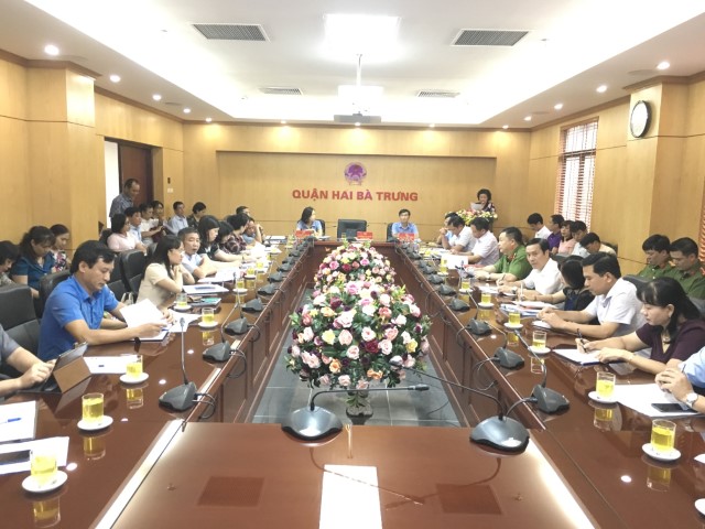 Phiên họp giải trình của Thường trực HĐND quận Hai Bà Trưng