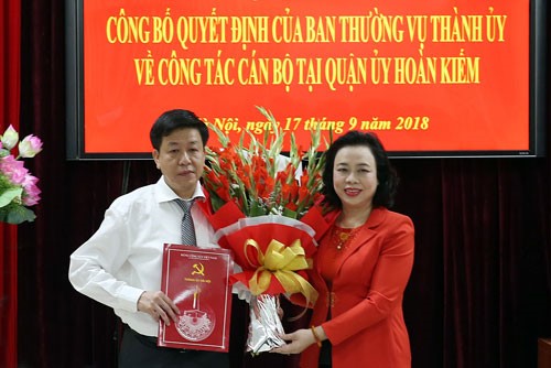 Đại biểu HĐND TP Dương Đức Tuấn giữ chức Bí thư Quận ủy Hoàn Kiếm