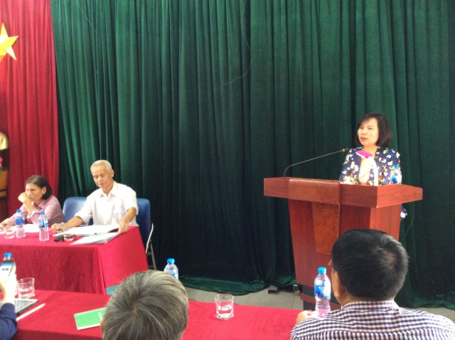 Phó trưởng Đoàn ĐBQH thành phố Hà Nội tiếp xúc cử tri nơi cư trú