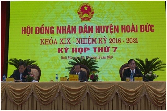 Kỳ họp thứ 7 HĐND huyện Hoài Đức 
