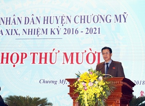 Kỳ họp thứ 10 HĐND huyện Chương Mỹ 
