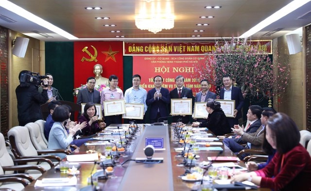 Đảng ủy, cơ quan, Công đoàn Văn phòng HĐND TP: Tổng kết công tác năm 2018, triển khai nhiệm vụ trọng tâm năm 2019