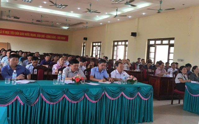 Đại biểu HĐND thành phố Hà Nội tiếp xúc cử tri tại xã Vân Hòa