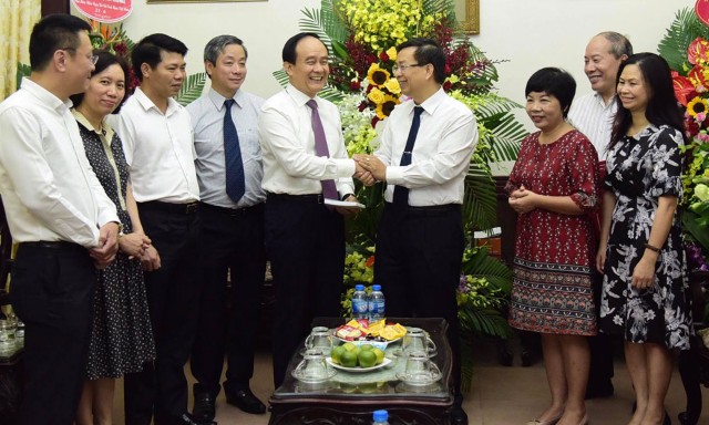 Phó Chủ tịch Thường trực HĐND TP thăm, chúc mừng các cơ quan báo 