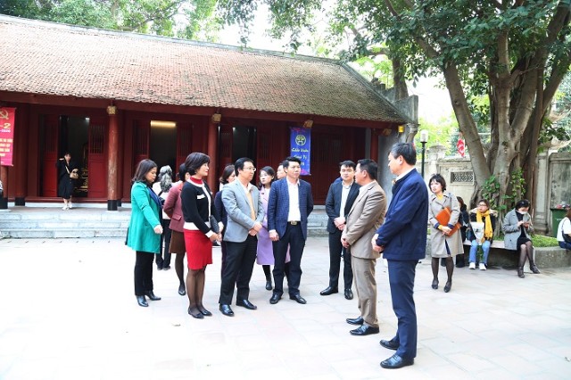 Khảo sát công tác quản lý lễ hội Xuân, bảo đảm trật tự an toàn giao thông, trông giữ phương tiện giao thông