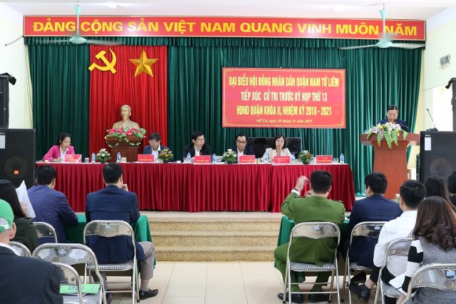 Lịch TXCT của đại biểu HĐND quận Nam Từ Liêm trước kỳ họp thường kỳ giữa năm