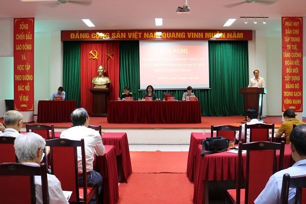 Nam Từ Liêm: Đại biểu HĐND quận tiếp xúc cử tri sau kỳ họp thứ 16