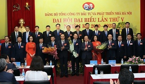Đồng chí Nguyễn Ngọc Tuấn dự Đại hội Đảng bộ TCT Đầu tư và Phát triển nhà Hà Nội (Handico)