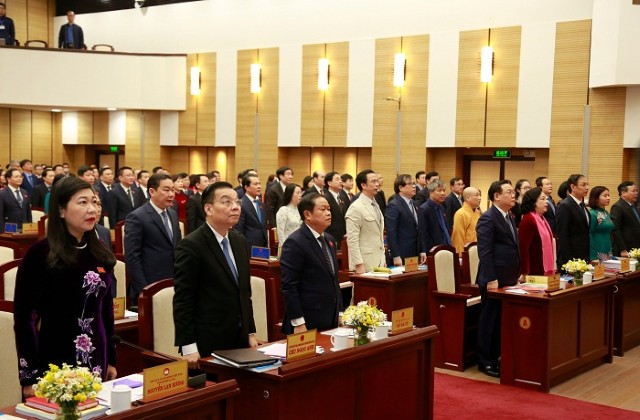 Khai mạc kỳ họp thứ 18 Hội đồng Nhân dân thành phố Hà Nội khoá XV