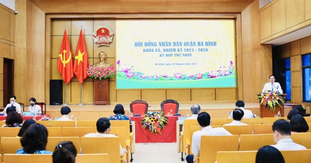 Ba Đình: Thành lập đoàn giám sát việc triển khai thực hiện các chuơng trình công tác toàn khoá của BCH Đảng bộ quận đối với UBND quận 