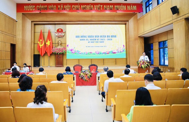 Ba Đình: Ban hành quy chế hoạt động của Thường trực HĐND quận Ba Đình khóa XX, nhiệm kỳ 2021 - 2026