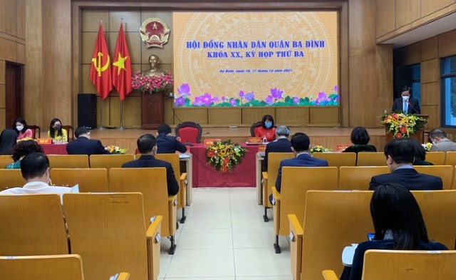 HĐND quận Ba Đình, Đống Đa họp kỳ cuối năm