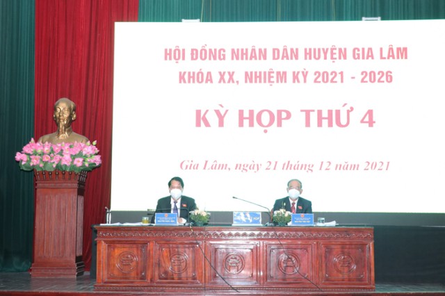Kỳ họp cuối năm HĐND huyện Gia Lâm: Bầu Chủ tịch UBND huyện