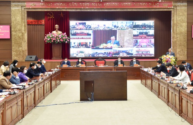 Thành ủy Hà Nội triển khai công tác xây dựng Đảng năm 2022