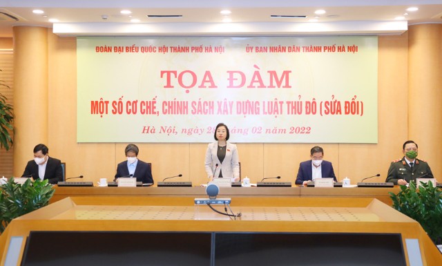 Tọa đàm Một số cơ chế, chính sách xây dựng Luật Thủ đô (sửa đổi) 