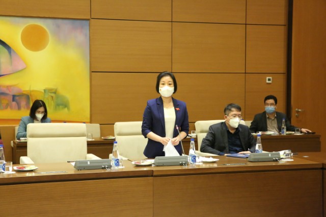 Phó Trưởng Đoàn chuyên trách Đoàn ĐBQH TP Phạm Thị Thanh Mai dự họp triển khai kế hoạch giám sát của Ủy ban Thường vụ Quốc hội 