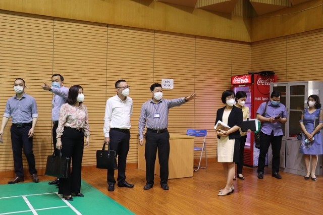 Giám sát công tác chuẩn bị tổ chức Đại hội Thể thao Đông Nam Á tại quận Long Biên