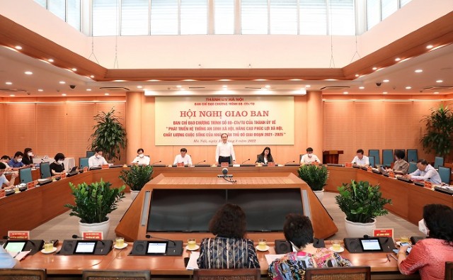 Ban Chỉ đạo Chương trình số 08-CTr/TU của Thành ủy họp giao ban quý I/2022