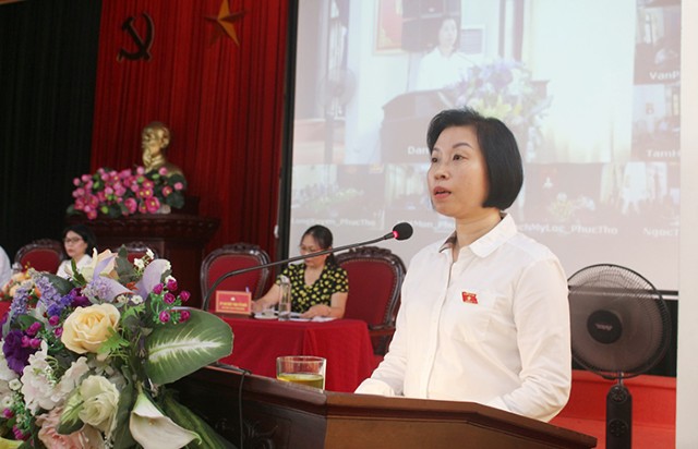 Đại biểu Quốc hội thành phố Hà Nội tiếp xúc cử tri các huyện Đan Phượng, Phúc Thọ