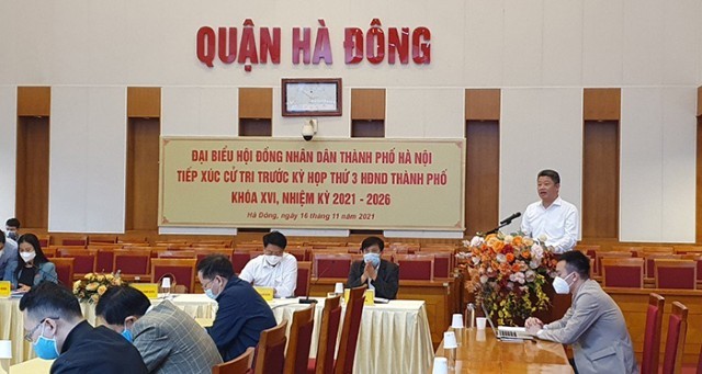 Điều chỉnh lịch và địa điểm TXCT của tổ đại biểu HĐND Thành phố tại các quận, huyện: Hai Bà Trưng, Tây Hồ và Thường Tín