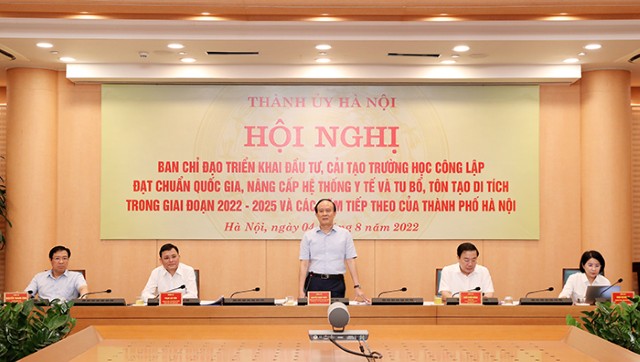 Khẩn trương triển khai đầu tư, cải tạo các dự án lĩnh vực y tế, giáo dục và văn hoá
