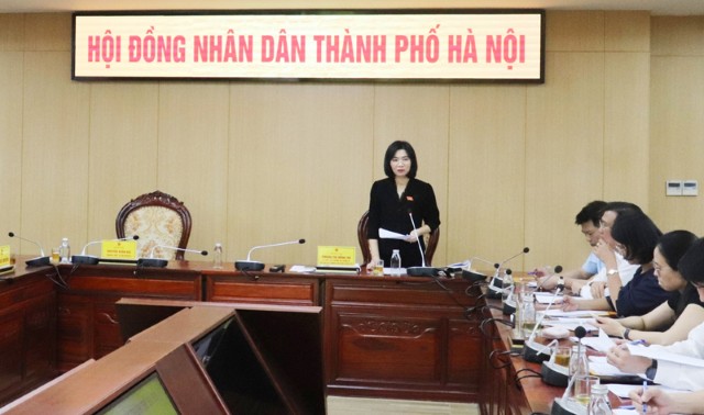 HĐND thành phố giám sát tại huyện Hoài Đức về bảo vệ môi trường trong thoát nước và xử lý nước thải 