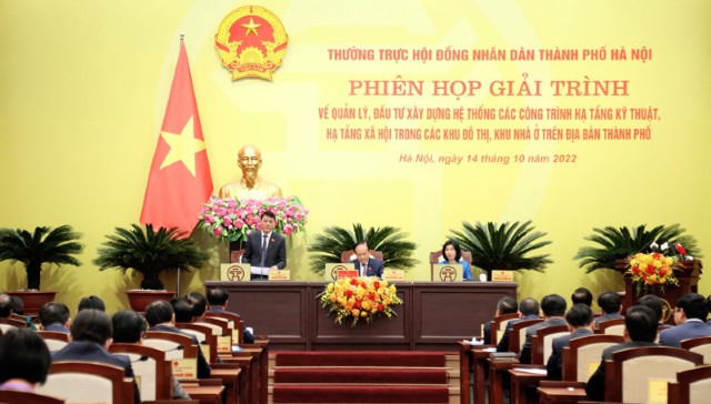 Phiên họp giải trình của Thường trực HĐND thành phố: Làm rõ giải pháp để khắc phục tình trạng thiếu hạ tầng cơ sở
