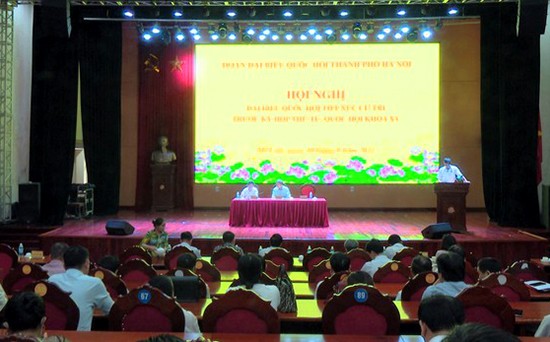 Đại biểu Quốc hội thành phố Hà Nội tiếp xúc cử tri huyện Mê Linh trước kỳ họp thứ tư, Quốc hội khóa XV