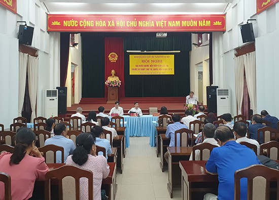 Đại biểu Quốc hội thành phố Hà Nội tiếp xúc cử tri huyện Thanh Trì 