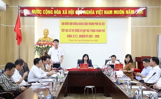 Lịch tiếp xúc cử tri của đại biểu HĐND Thành phố trước Kỳ họp thứ 10, HĐND Thành phố 